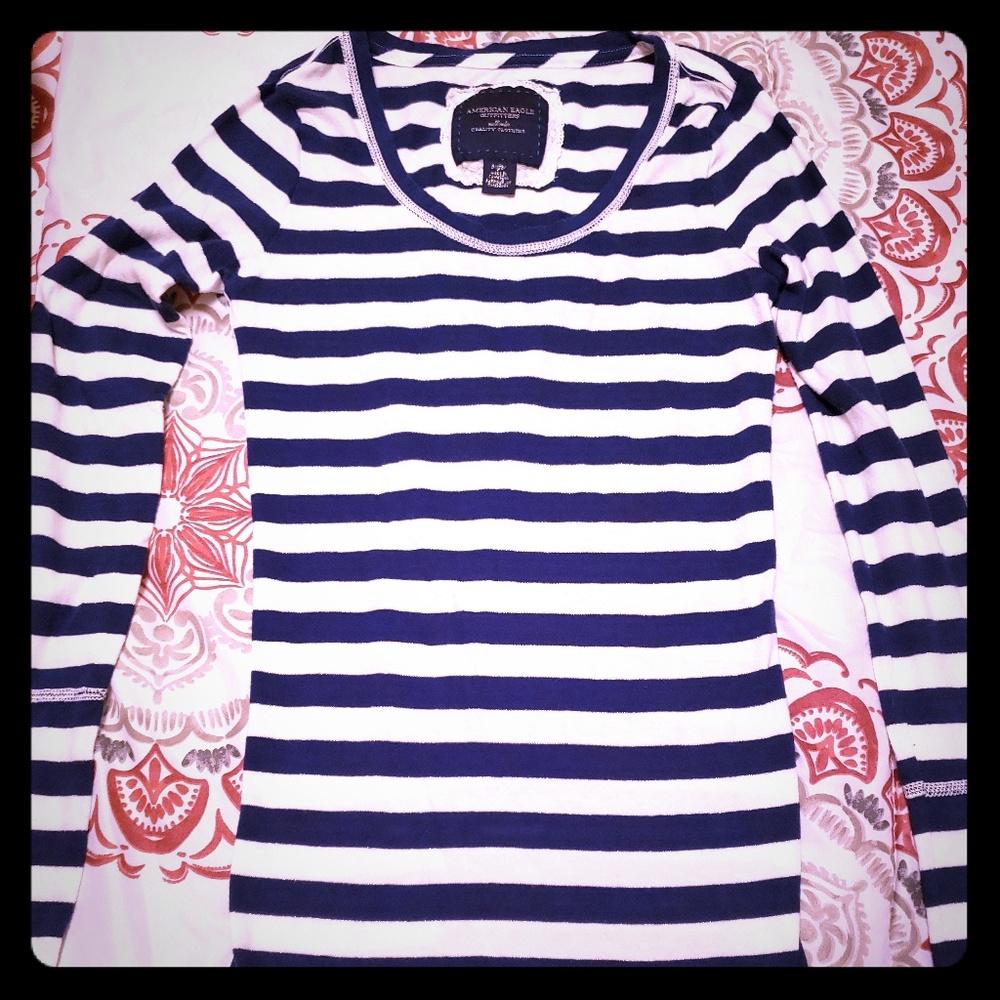 Long-sleeved striped shirt from American Eagle